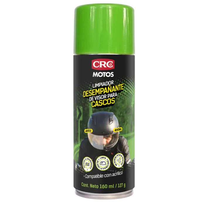 CRC Limpiador desempañante de visor para cascos 160 ml