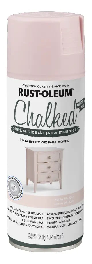 Pintura en aerosol tizada rosa pálido 340 gr Rust Oleum