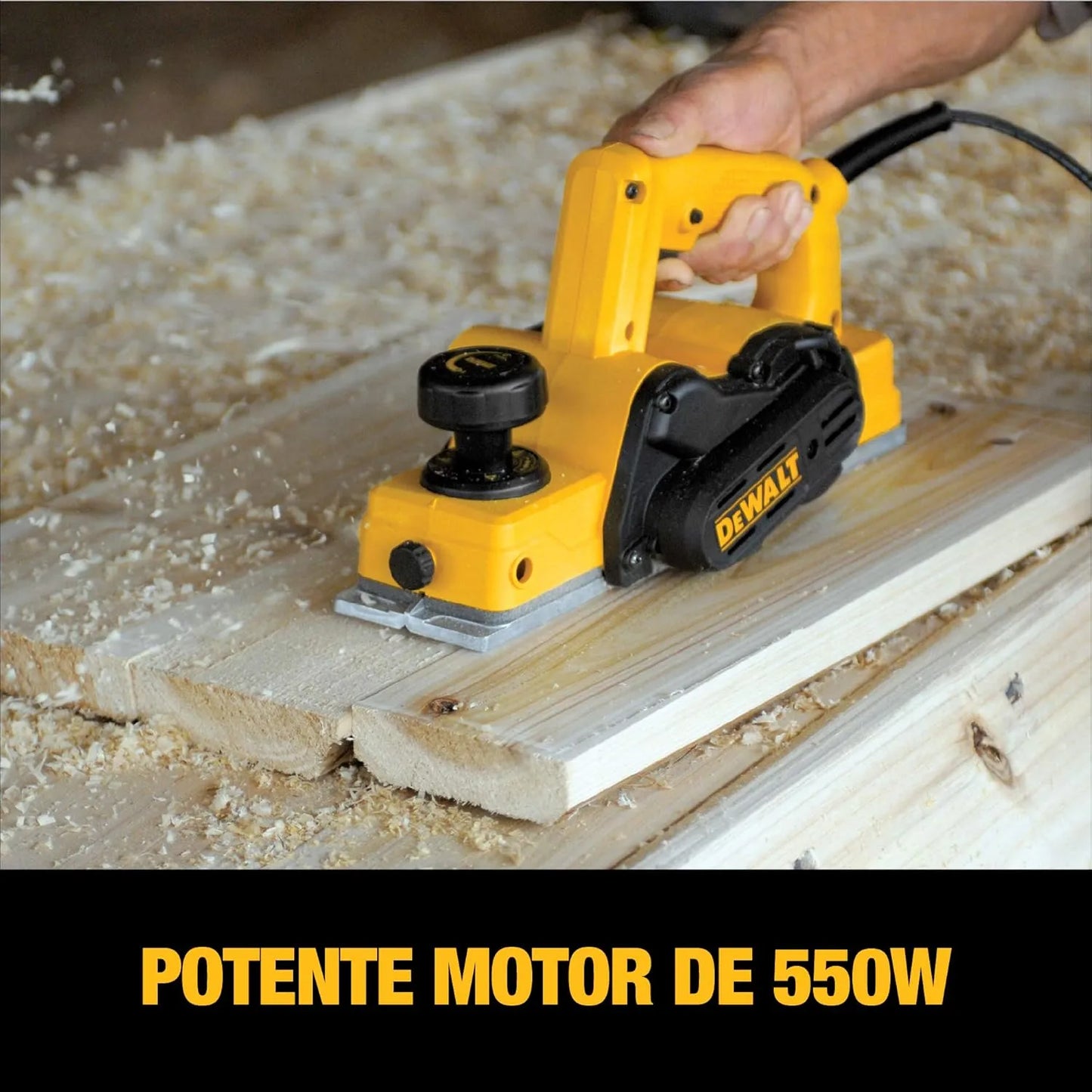 Cepillo eléctrico Dewalt D26676B3 de 550W