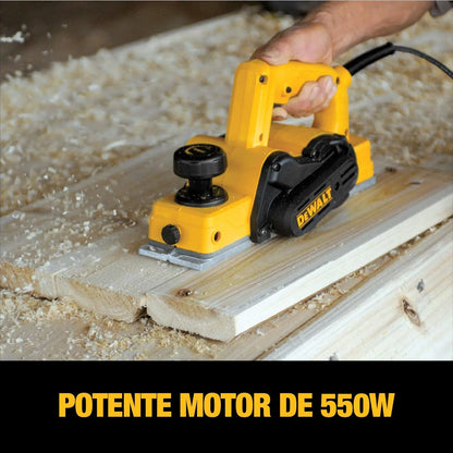Cepillo eléctrico Dewalt D26676B3 de 550W