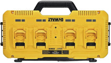 Cargador rápido de baterías Dewalt de 8A 12V-20V MAX y 20V-60V FLEXVOLT con 4 puertos