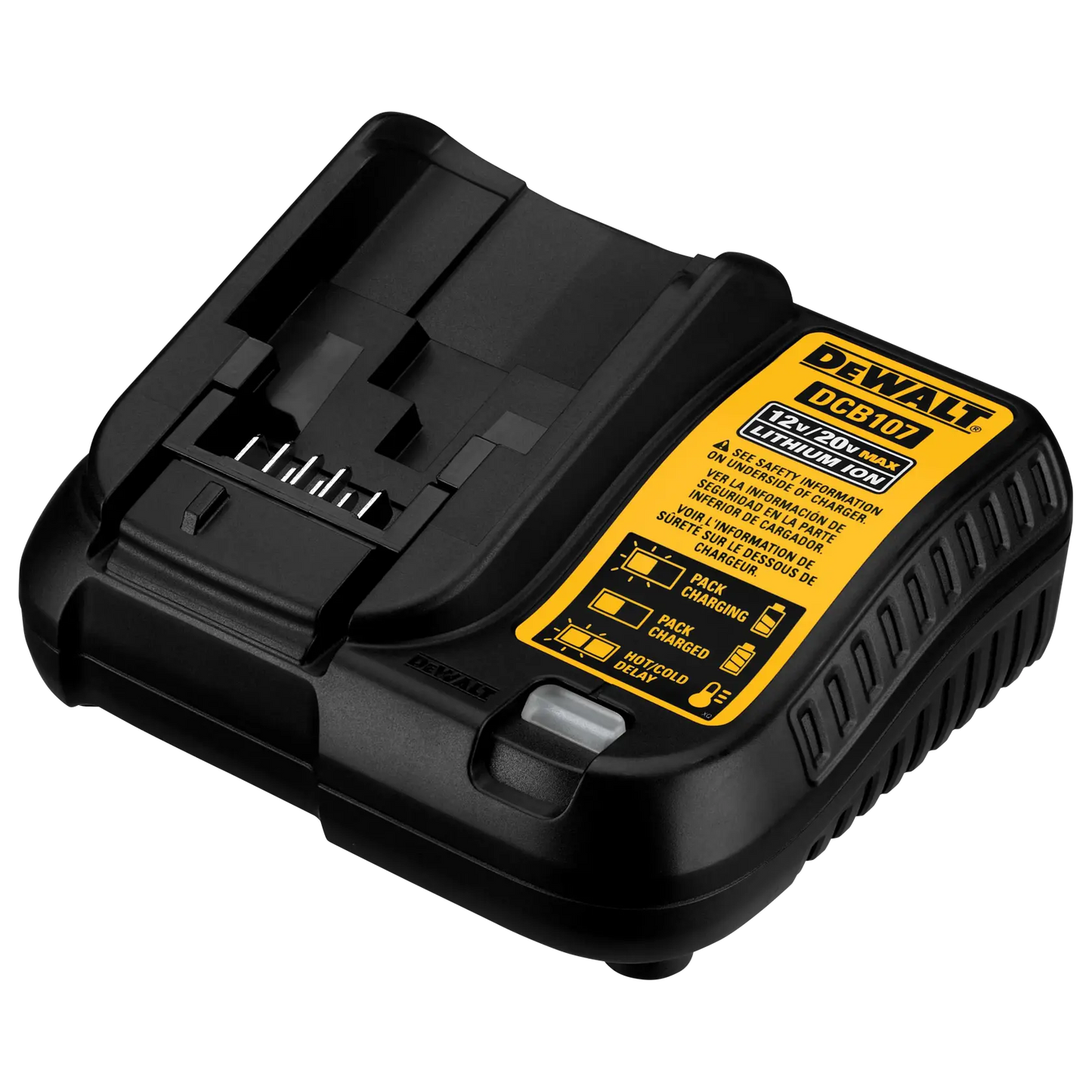 Cargador Dewalt de 1.25Ah para baterías de 12V-20V-60V FLEXVOLT MAX