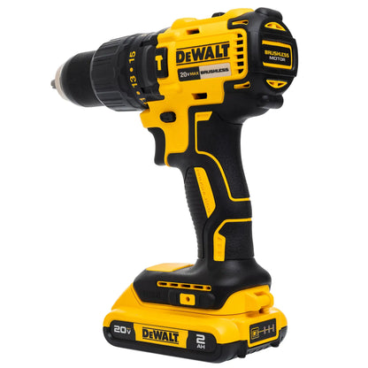 Kit de Taladro percutor atornillador Dewalt Brushless 20V MAX con baterías y cargador