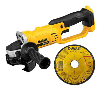 Miniesmeriladora de 4-1/2" inalámbrica Dewalt 20V MAX (solo herramienta)