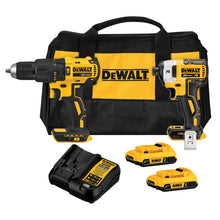 Kit de Taladro percutor atornillador 20V MAX y Atornillador de impacto 20V MAX XR Dewalt