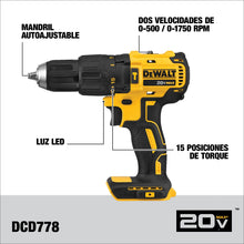 Kit de Taladro percutor atornillador 20V MAX y Atornillador de impacto 20V MAX XR Dewalt