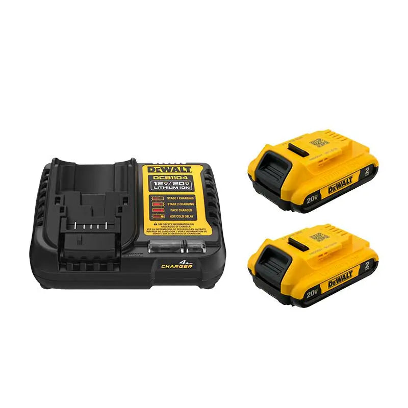 Kit Dewalt de Taladro percutor atornillador Brushless 20V MAX XR y Atornillador de impacto 20V MAX XR