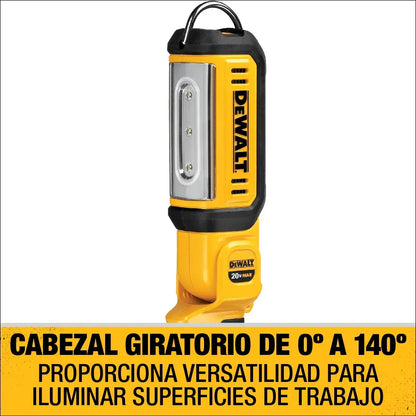 Linterna de trabajo Dewalt DCL050 20V MAX de hasta 1000 lumenes