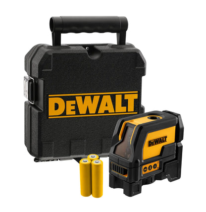 Nivel autonivelante Dewalt DW0822 de línea cruzada y punto de plomada 15m
