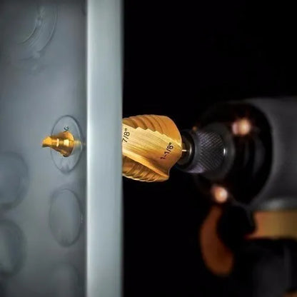 Broca Escalonada Impact Ready Dewalt de 3/16" a 1/2" con recubrimiento de nitruro de titanio