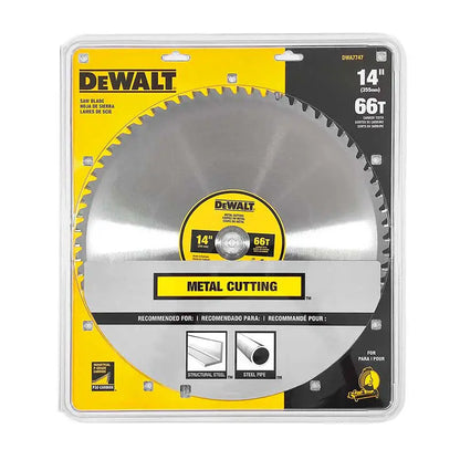 Disco sierra para corte de metales Dewalt de 14" con 66 dientes