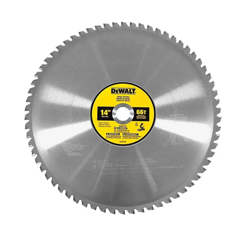 Disco sierra para corte de metales Dewalt de 14" con 66 dientes