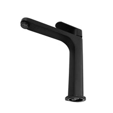 Cargar imagen en el visor de la galería, Monomando alto para lavabo negro mate Dica 4440.2
