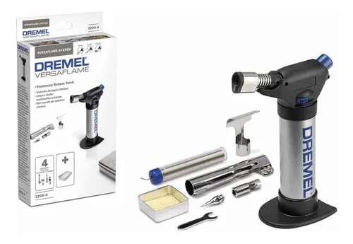 Dremel Versaflame soplete de gas butano con 7 accesorios y caja metálica