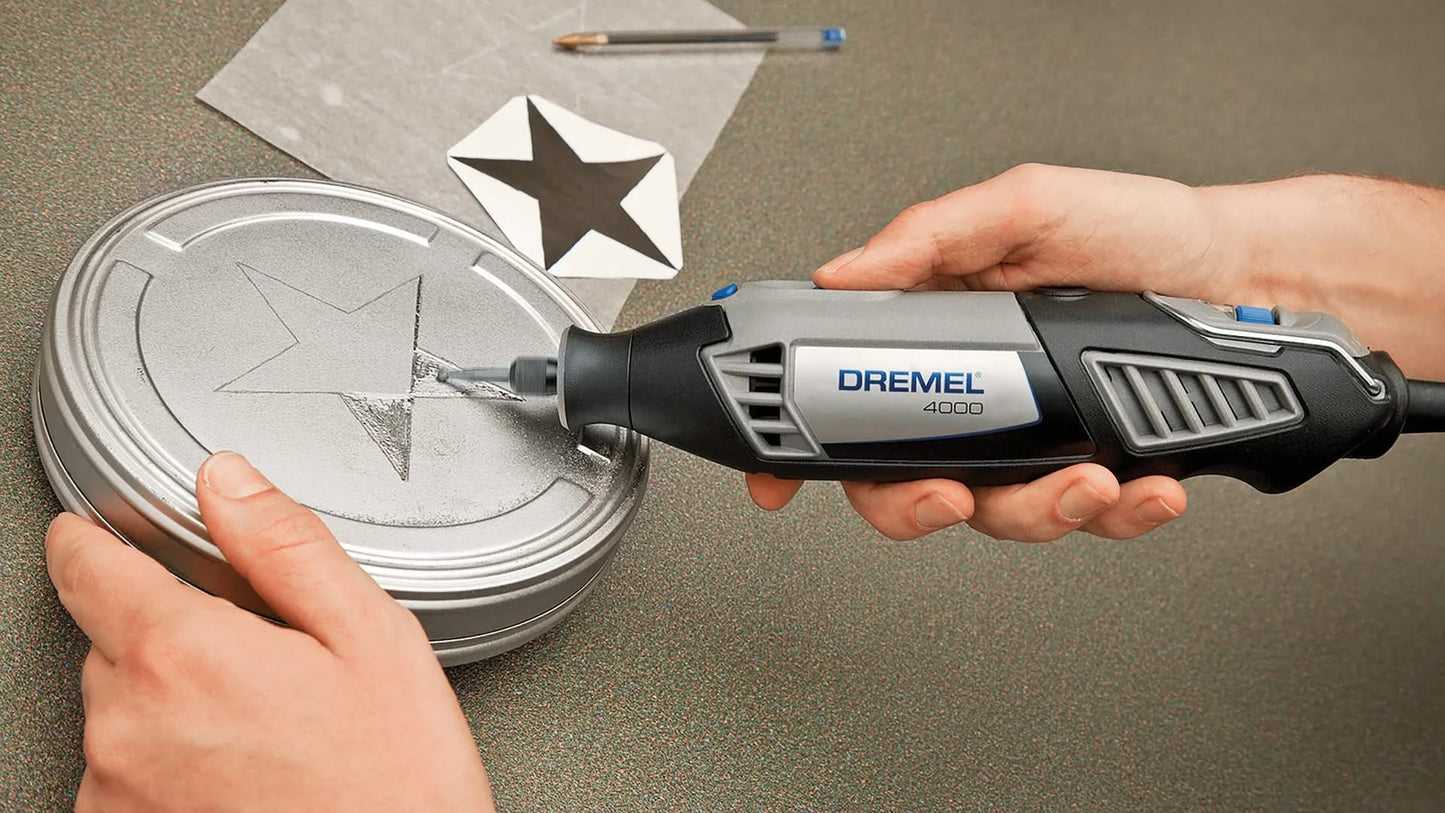 Dremel 4000 mototool con 2 aditamentos y 32 accesorios