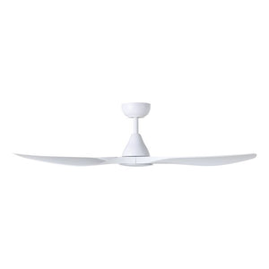 Ventilador de techo Eglo Surfline de 52 pulgadas blanco mate con led regulable