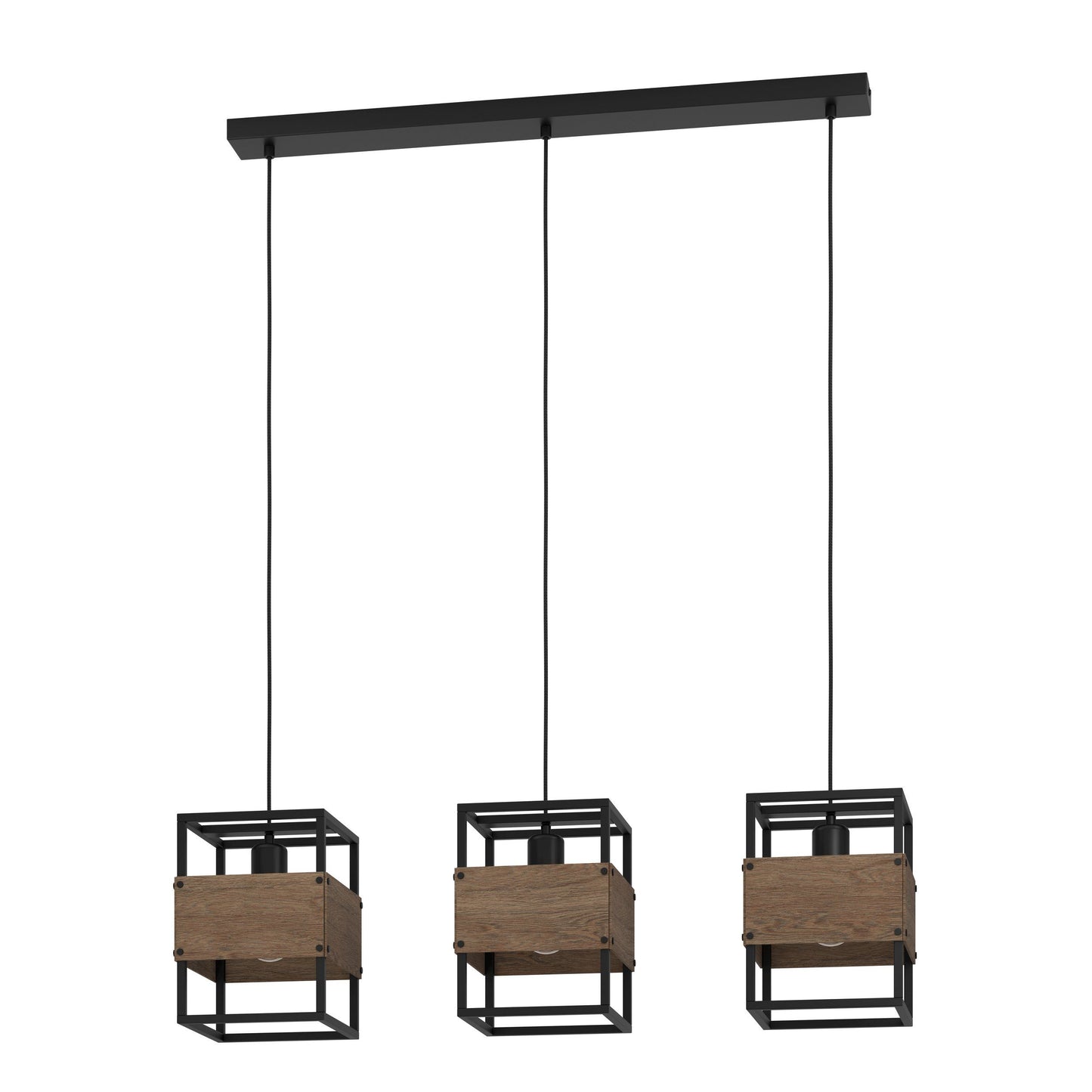 Lampara colgante Eglo Evesham de 3 luces