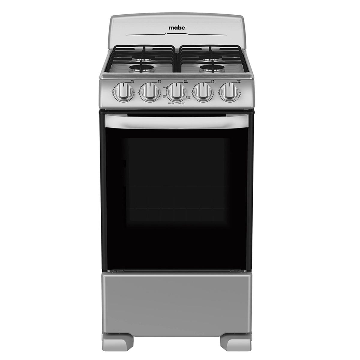 Estufa de piso Mabe 4 quemadores de 50 cm plata mercury