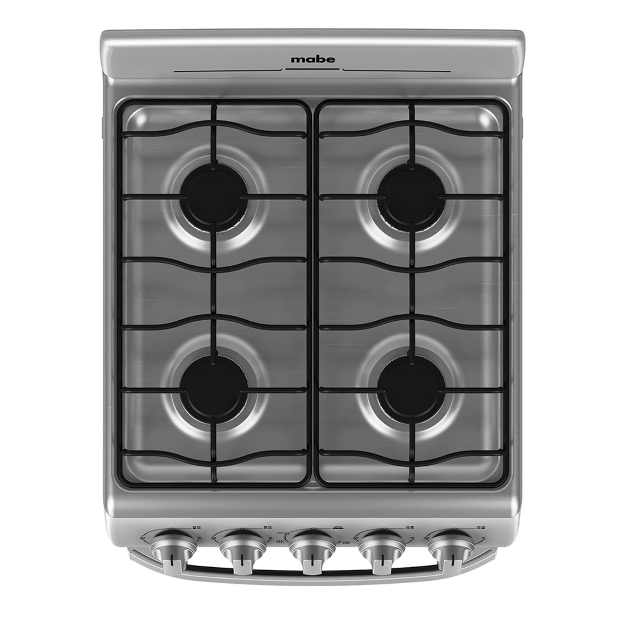 Estufa de piso Mabe 4 quemadores de 50 cm plata mercury