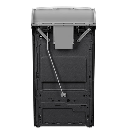 Estufa de piso Mabe 4 quemadores de 50 cm plata mercury