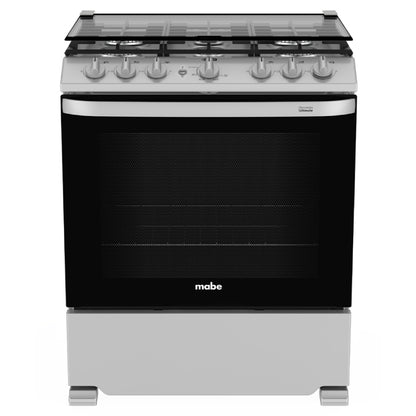 Estufa de piso Mabe de 6 quemadores 76 cm silver