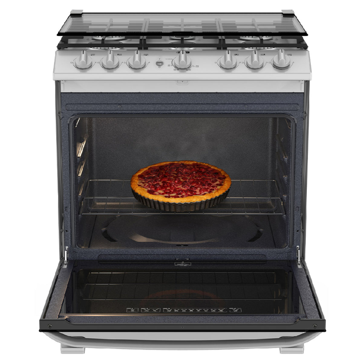 Estufa de piso Mabe de 6 quemadores 76 cm silver