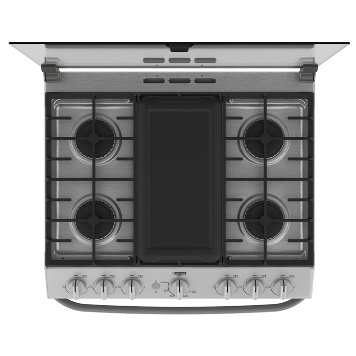 Estufa de piso Mabe de 6 quemadores 76 cm silver