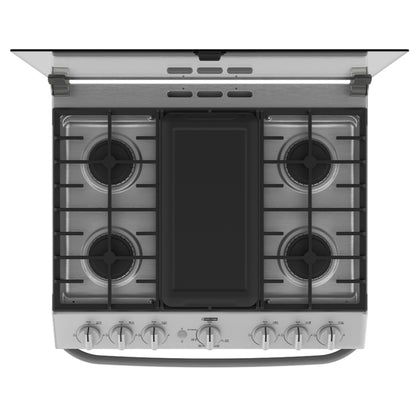 Estufa de piso Mabe de 6 quemadores 76 cm silver