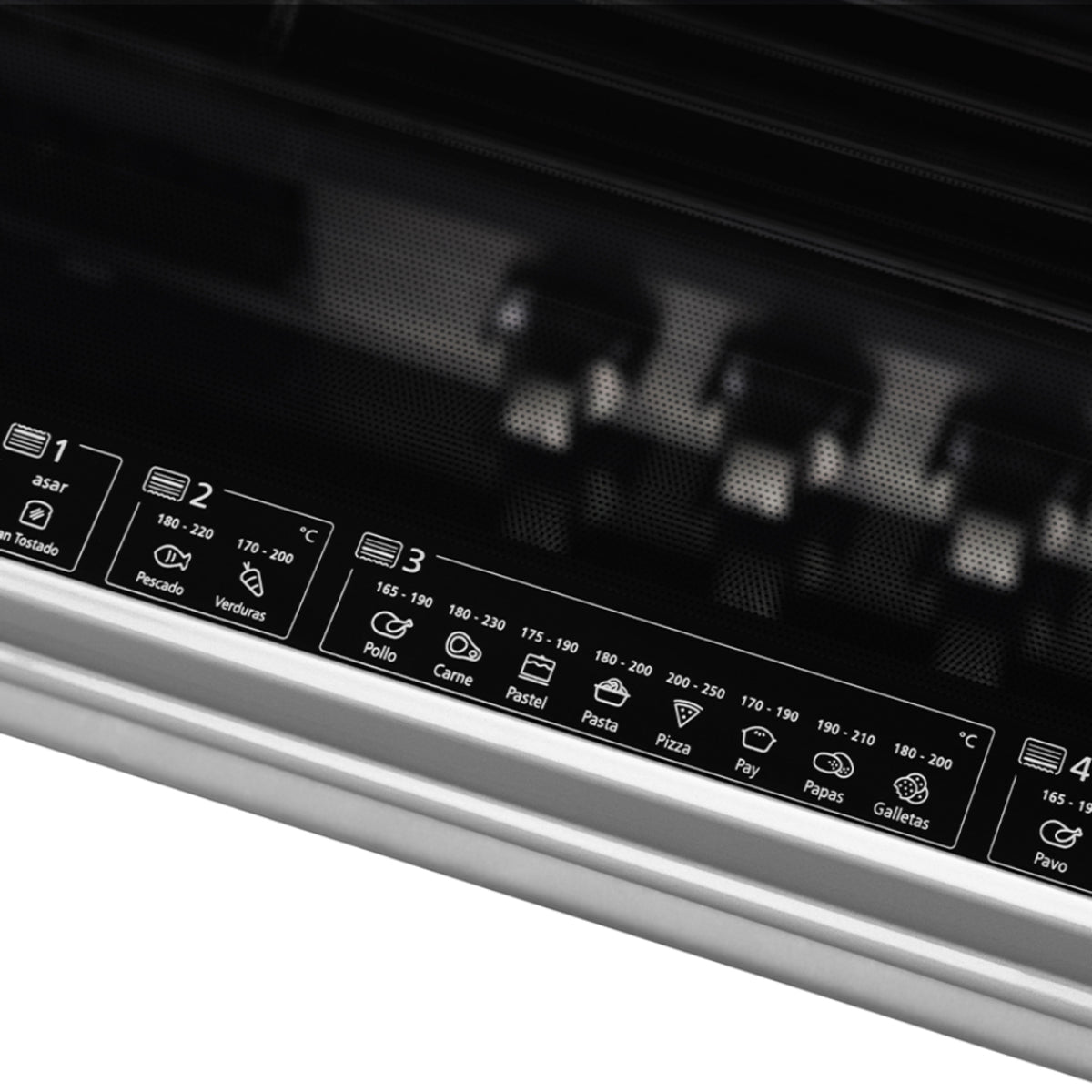 Estufa de piso Mabe de 6 quemadores 76 cm silver