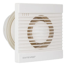 Extractor de aire Estevez 1204-BL-T ECO con temporizador de 4" blanco