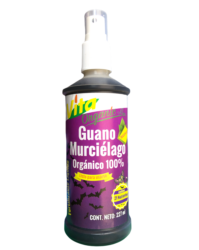 Fertilizante guano murciélago de 227 ml Vita