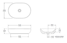 Cargar imagen en el visor de la galería, Lavabo ovalado Nari de sobreponer Helvex
