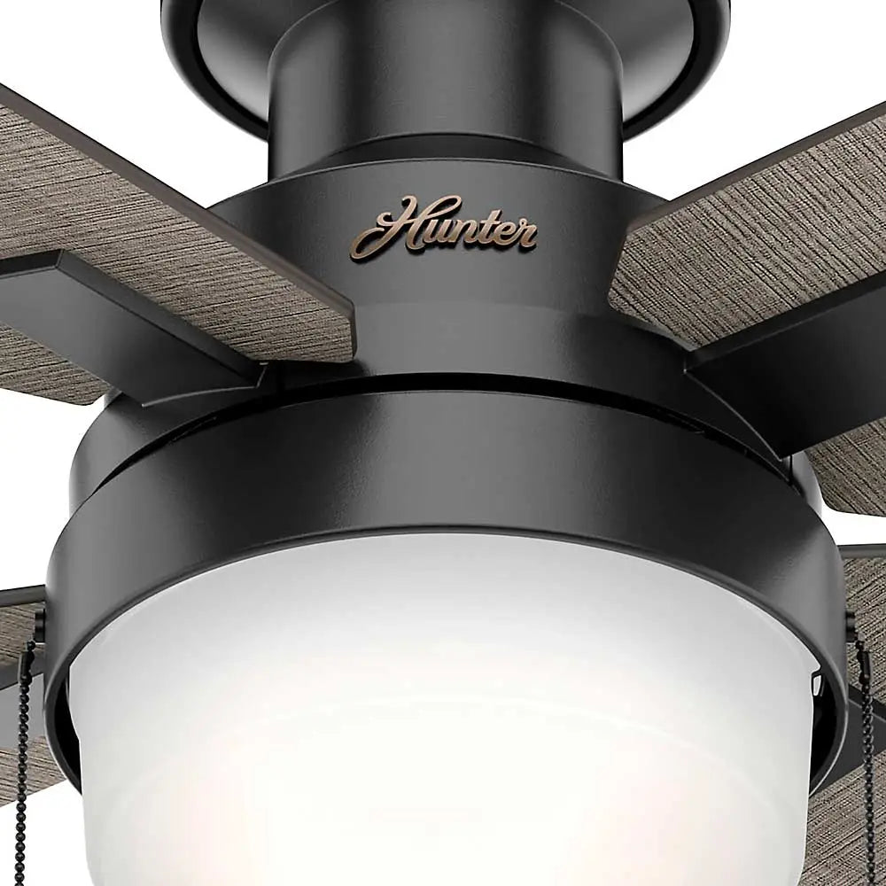 Ventilador de techo Port Haven LP Hunter de 44 pulgadas con aspas reversibles