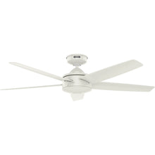 Ventilador de techo Hunter Tidal Ridge blanco para exteriores de 52"