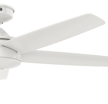 Ventilador de techo Hunter Tidal Ridge blanco para exteriores de 52"