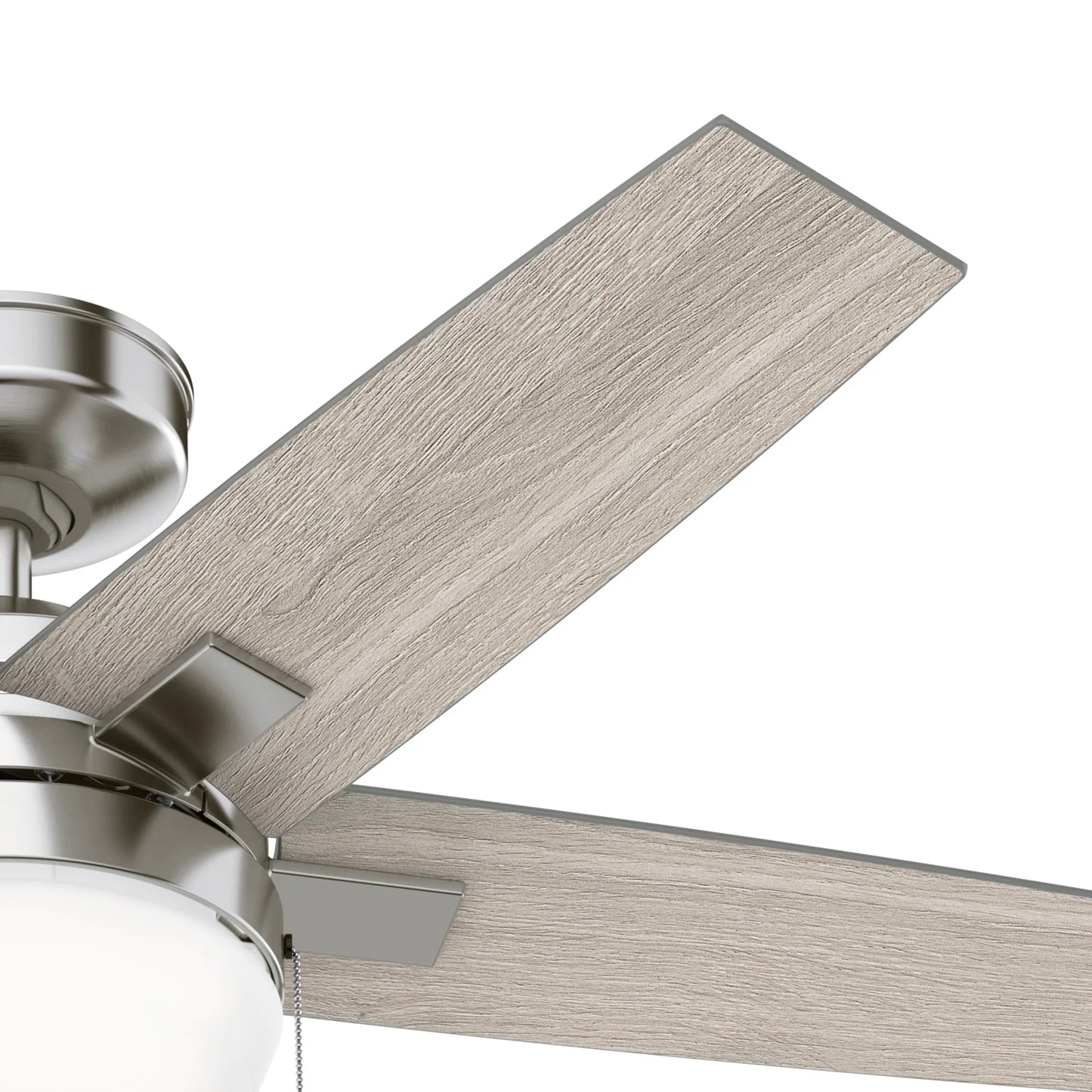 Ventilador de techo Hunter Khamsin de 44" níquel cepillado