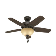 Ventilador de techo Builder Small Room Hunter de 42 pulgadas con aspas reversibles