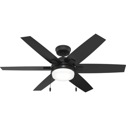 Ventilador de techo Hunter Toledo negro mate de 52 pulgadas con aspas reversibles