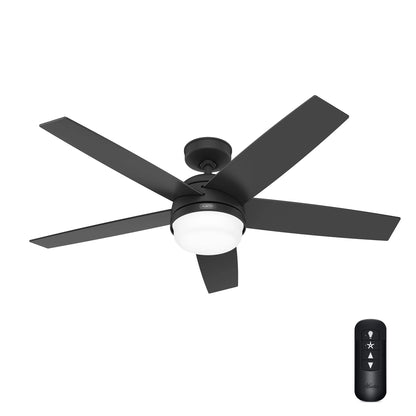 Ventilador de techo HUNTER ASHEVILLE con luz led de 52 pulgadas