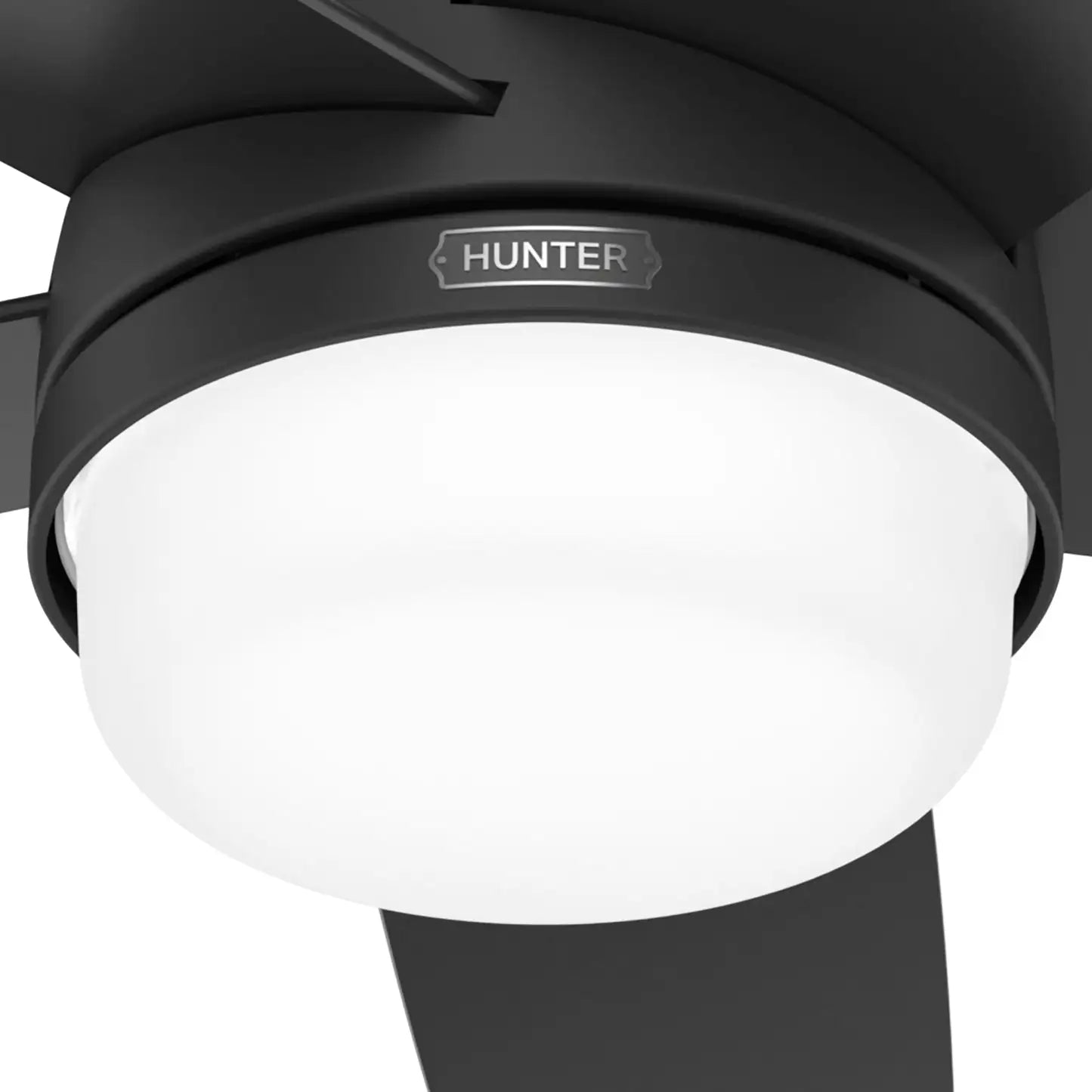 Ventilador de techo HUNTER ASHEVILLE con luz led de 52 pulgadas