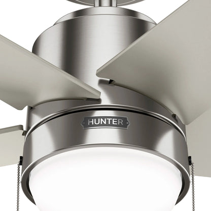 Ventilador de techo Mansilla niquel cepillado de 52 pulgadas con aspas reversibles
