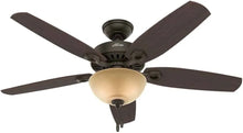 Ventilador de techo Hunter Builder Deluxe de 52" de aspas reversibles