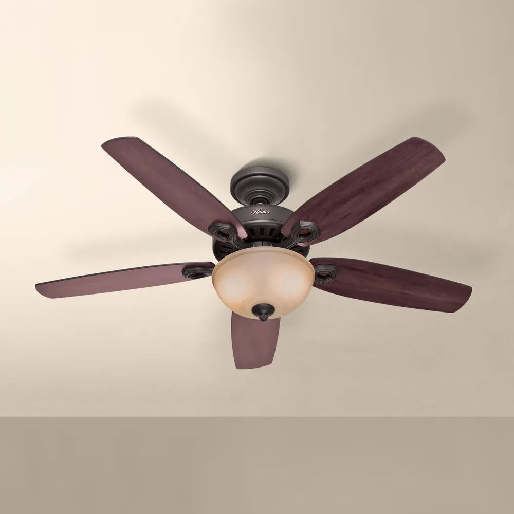 Ventilador de techo Hunter Builder Deluxe de 52" de aspas reversibles