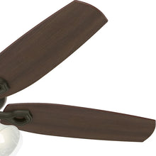Ventilador de techo Builder Plus bronce nuevo de 52 pulgadas con aspas reversibles