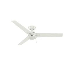 Ventilador de techo Hunter Cassius para exteriores de 52" blanco con aspas reversibles