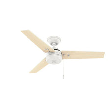 Ventilador de techo Hunter Cassius para exteriores de 52" blanco con aspas reversibles