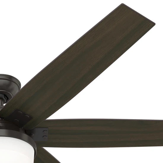Ventilador de techo Hunter Kaplan de 64" bronce noble con aspas reversibles