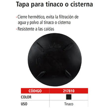 Tapa para tinacos IUSA de 600 a 2500 litros