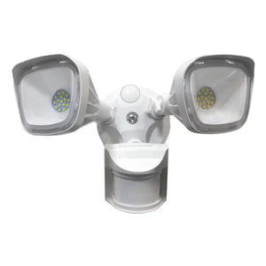 Luminario de seguridad Jach blanco con sensor de movimiento led 25w 5700k