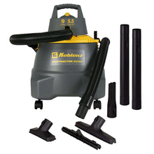 Aspiradora Contractor WD-9 C212 Koblenz para seco y mojado con funcion de inflado y sopleteado 9 gal 5.5 hp